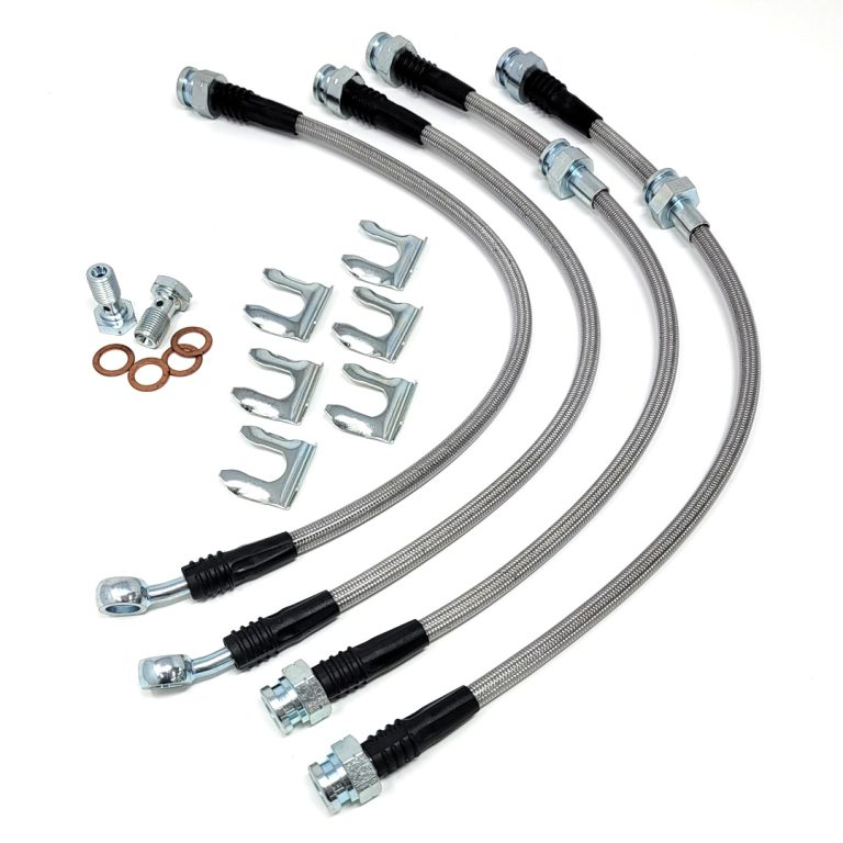 CC RX7 FD3S Stainless Steel Brake Line Kit Core Components